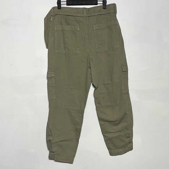 Banana Republic Utility High Rise Cargo Pants Surplus Green Size 10 - Picture 9 of 14
